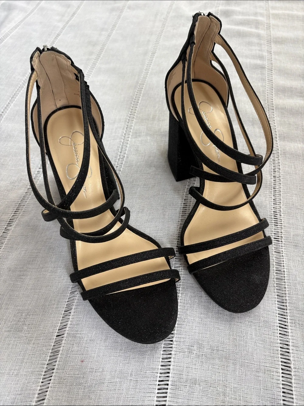 Jessica Simpson “Rasima” Strappy Block Sandal